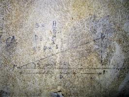 Ligne Maginot - LAVOIR - (Ouvrage d'artillerie) - Bloc 1
Calcul trigonométrique