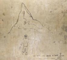 Ligne Maginot - LAVOIR - (Ouvrage d'artillerie) - Bloc 5 
Graffiti dans le magasin M2