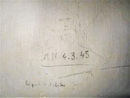 Ligne Maginot - LAVOIR - (Ouvrage d'artillerie) - Bloc 4 
Graffiti