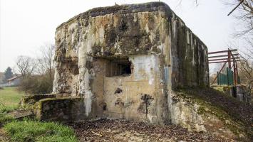 Ligne Maginot - DIGUE DE REMERING 1 - R114 - (Blockhaus pour arme infanterie) - Le blockhaus R114