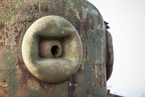 Ligne Maginot - BAMBIDERSTROFF NORD - C70 - (Casemate d'infanterie) - Cloche GFM type A modifiée B
Détail d'un créneau type B