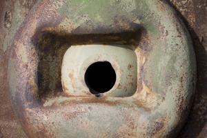Ligne Maginot - BAMBIDERSTROFF NORD - C70 - (Casemate d'infanterie) - Créneau type B
Détail de la rotule