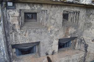 Ligne Maginot - LAUDREFANG - A37 - (Ouvrage d'infanterie) - Bloc 3
Créneaux JM/47 à l'étage et mortiers de 81 en sous-sol