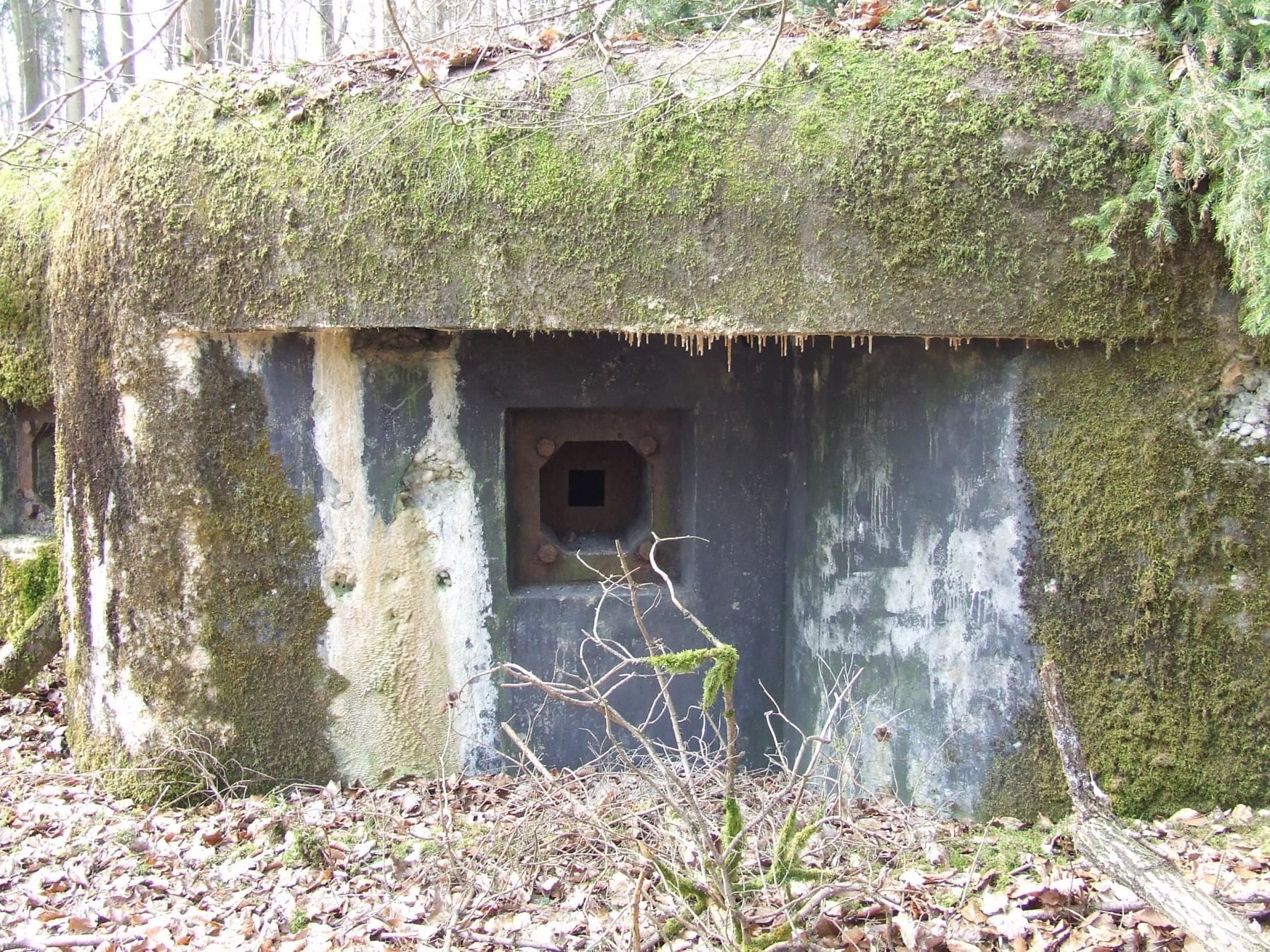 Ligne Maginot - NEUBACH 2 (AVANT POSTE) - (Blockhaus pour arme infanterie) - Un créneau pour FM. - STENGER Mathieu