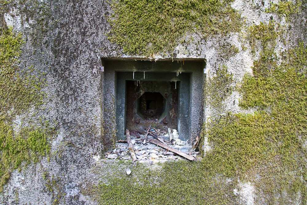 Ligne Maginot - RIPPERT - X13 (QUARTIER KARRE - II/168°RIF) - (Abri) - Créneau FM de façade - Michel Teiten