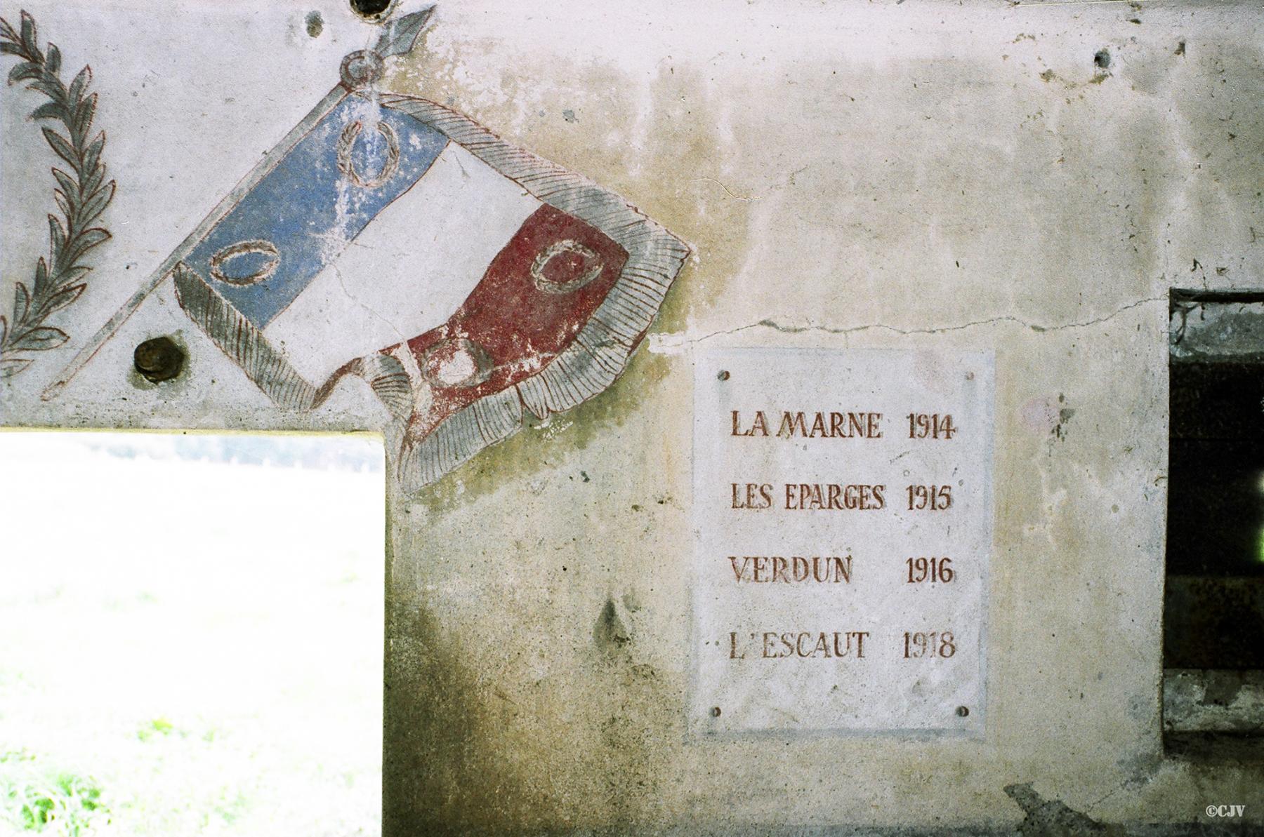 Ligne Maginot - B513 - WARGNIES LE GRAND - (Blockhaus pour canon) - Peintures murales dans le blockhaus - Lia VERMEULEN