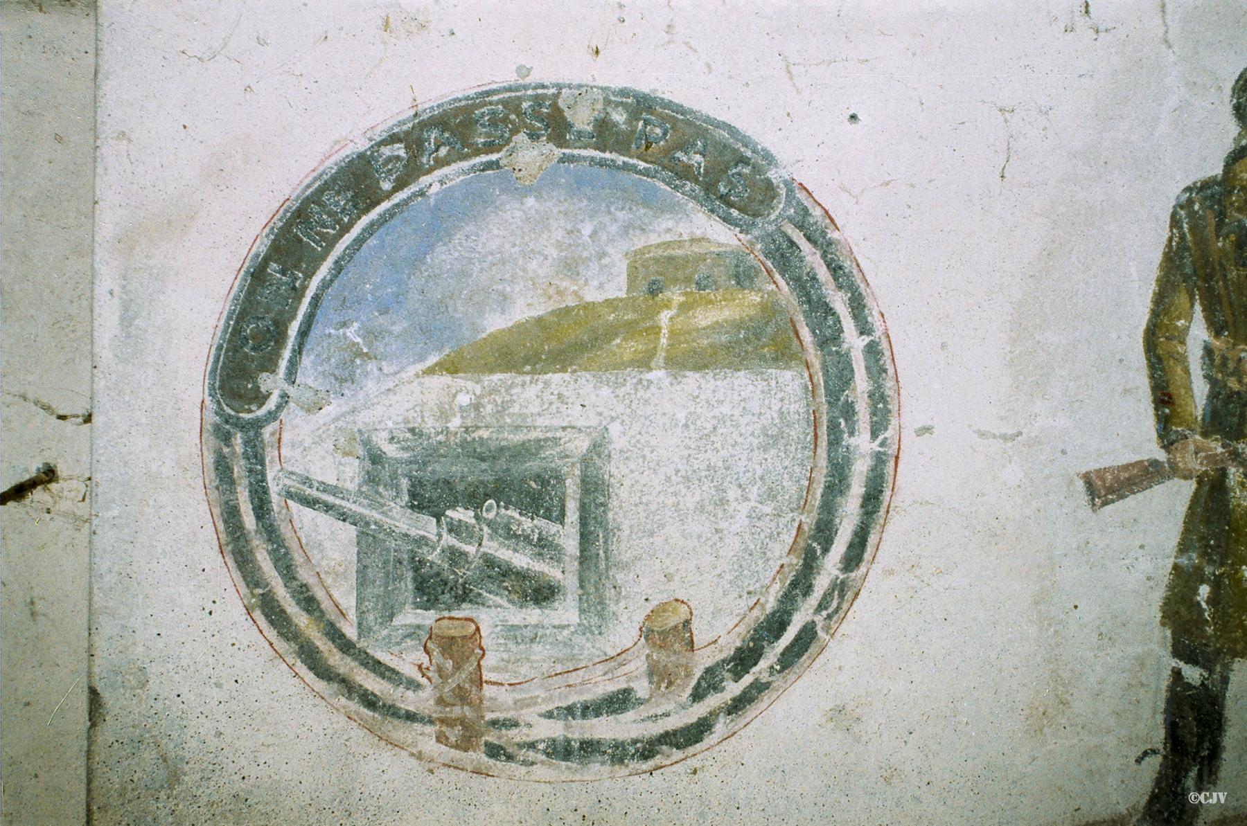 Ligne Maginot - B513 - WARGNIES LE GRAND - (Blockhaus pour canon) - Peintures murales dans le blockhaus - Lia VERMEULEN