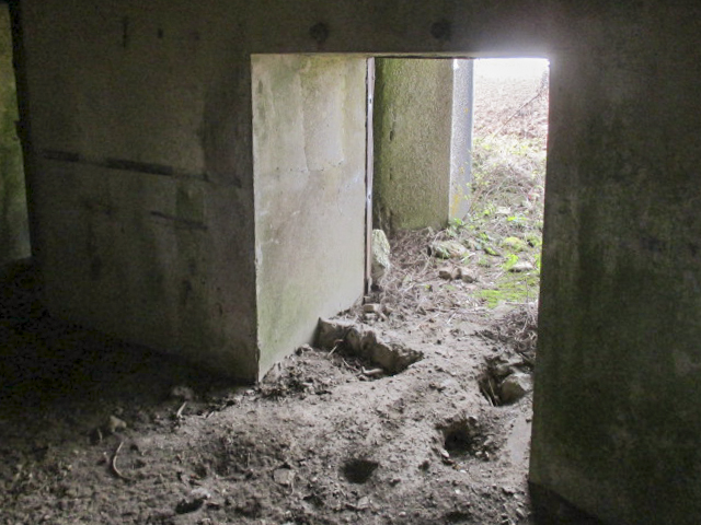 Ligne Maginot - B477 - ESTREUX NORD - (Blockhaus pour canon) - Intérieur du blockhaus. - Smardz Félix