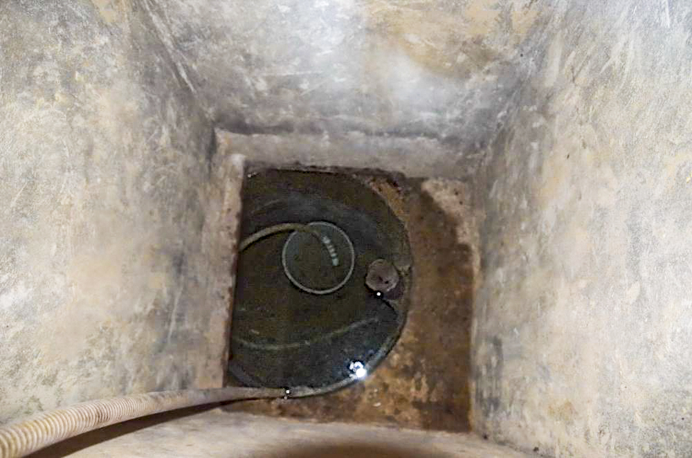 Ligne Maginot - 87 - VERNES - (Casemate d'infanterie) - Puits d'alimentation en eau de la casemate - D. Froehly