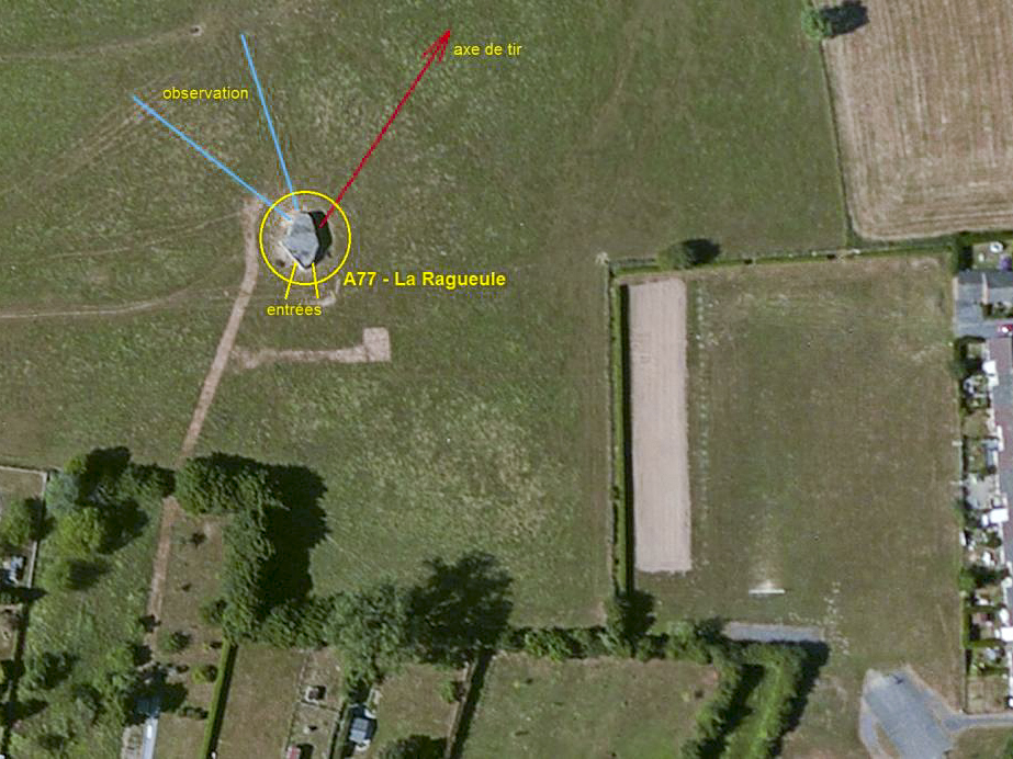 Ligne Maginot - LA RAGUEULE - (Blockhaus lourd type STG / STG-FCR - Simple) -  - Bing Sat