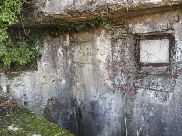 Ligne Maginot - JENLAIN - C14 - (Casemate d'infanterie) - Impacts de tirs allemands. - Smardz Félix