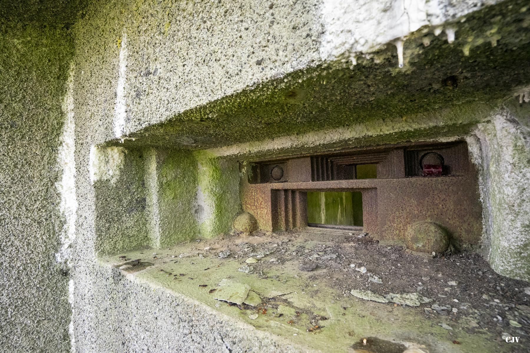 Ligne Maginot - B490 - CURGIES SUD-EST - (Blockhaus pour canon) - Le trémie - Lia VERMEULEN