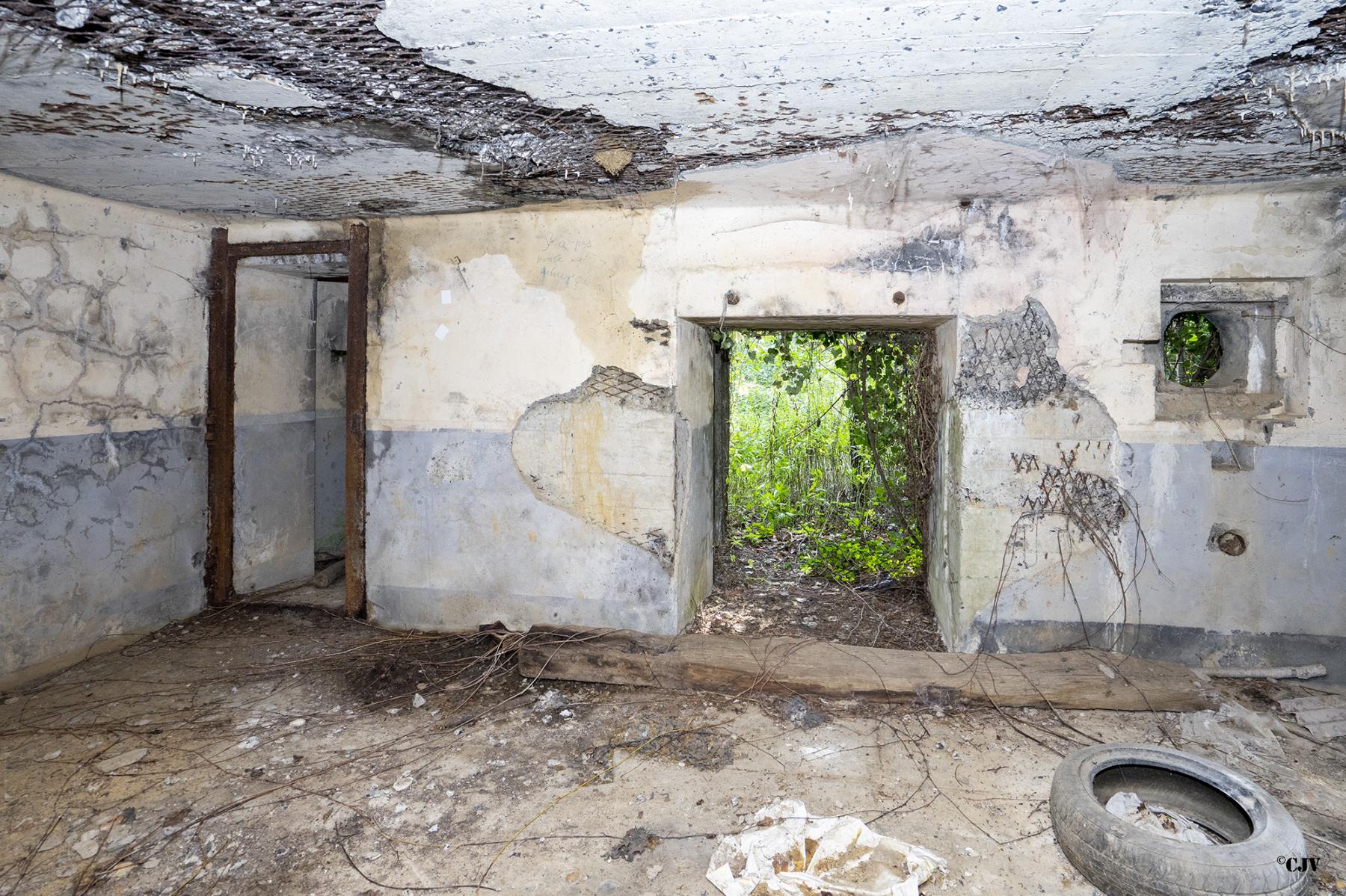 Ligne Maginot - B499 - PETITE AUNELLE - (Blockhaus pour canon) - Les entrées - Lia VERMEULEN