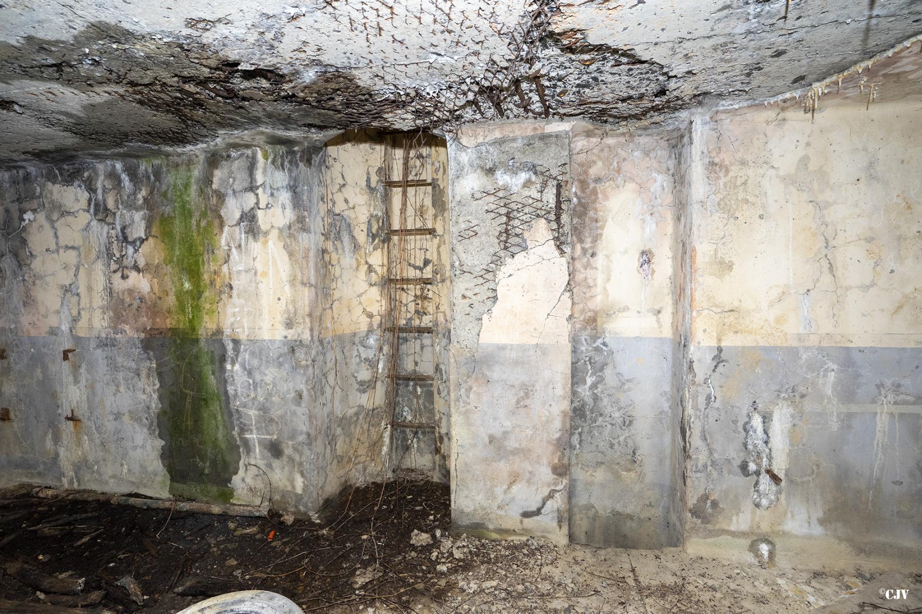 Ligne Maginot - B499 - PETITE AUNELLE - (Blockhaus pour canon) - Vers la cloche - Lia VERMEULEN