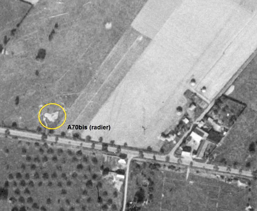 Ligne Maginot - LES ENVIOTS - (Blockhaus lourd type STG / STG-FCR - Double) -  - IGN - Géoportail 1949