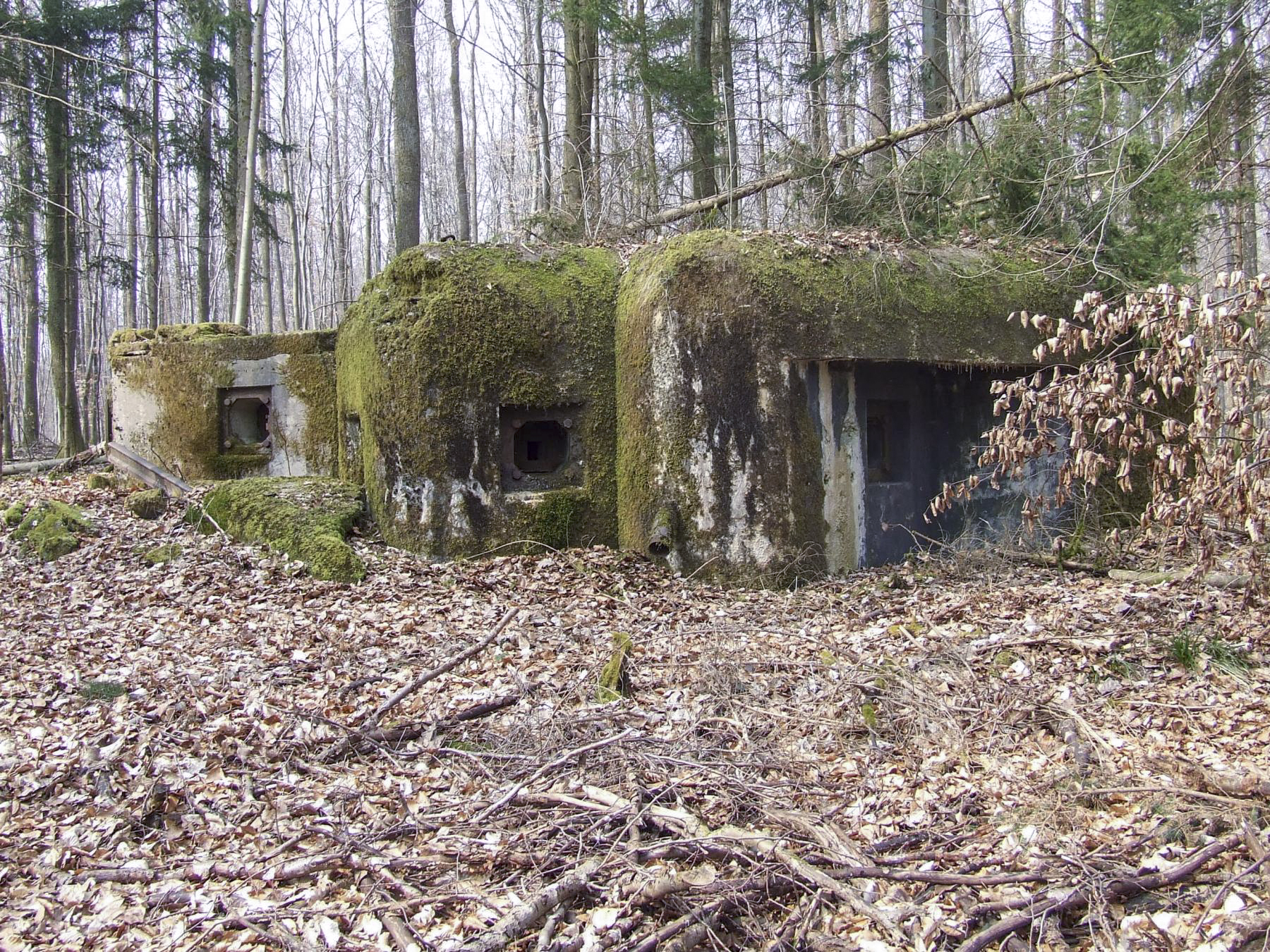 Ligne Maginot - NEUBACH 2 (AVANT POSTE) - (Blockhaus pour arme infanterie) - La façade de tir. - STENGER Mathieu