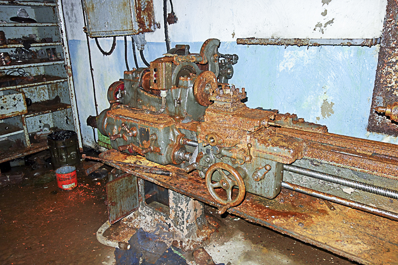Ligne Maginot - LAVOIR - (Ouvrage d'artillerie) - Atelier du Génie
Tour mécanique - Michel Teiten