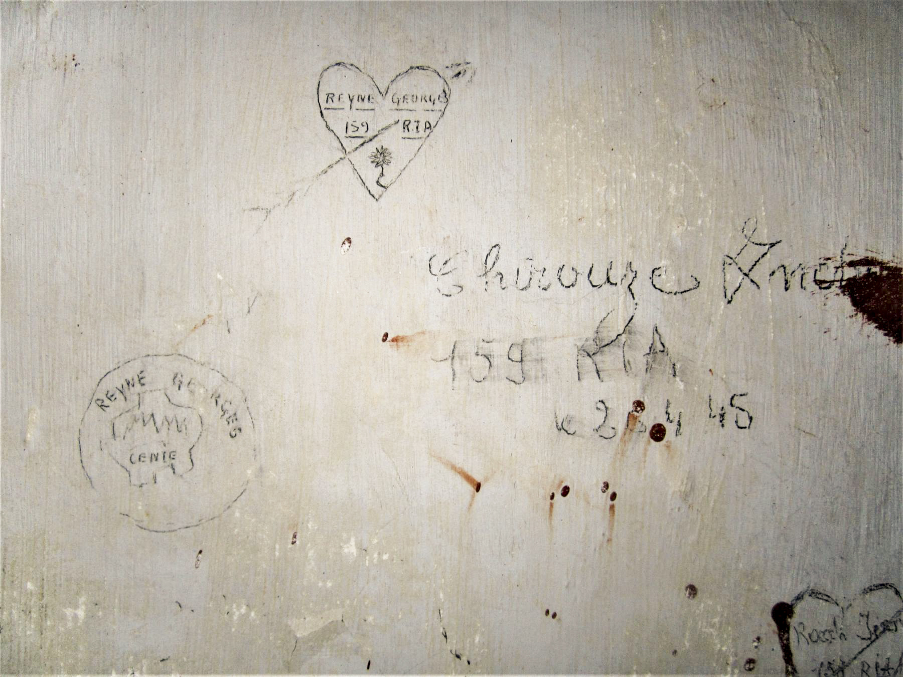 Ligne Maginot - LAVOIR - (Ouvrage d'artillerie) - Bloc 4 
Graffiti - Gregory Fuchs