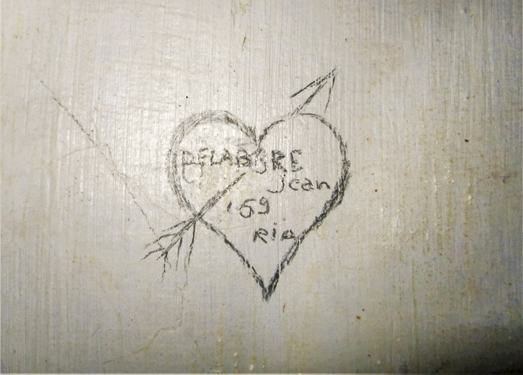 Ligne Maginot - LAVOIR - (Ouvrage d'artillerie) - Bloc 4 
Graffiti - Gregory Fuchs