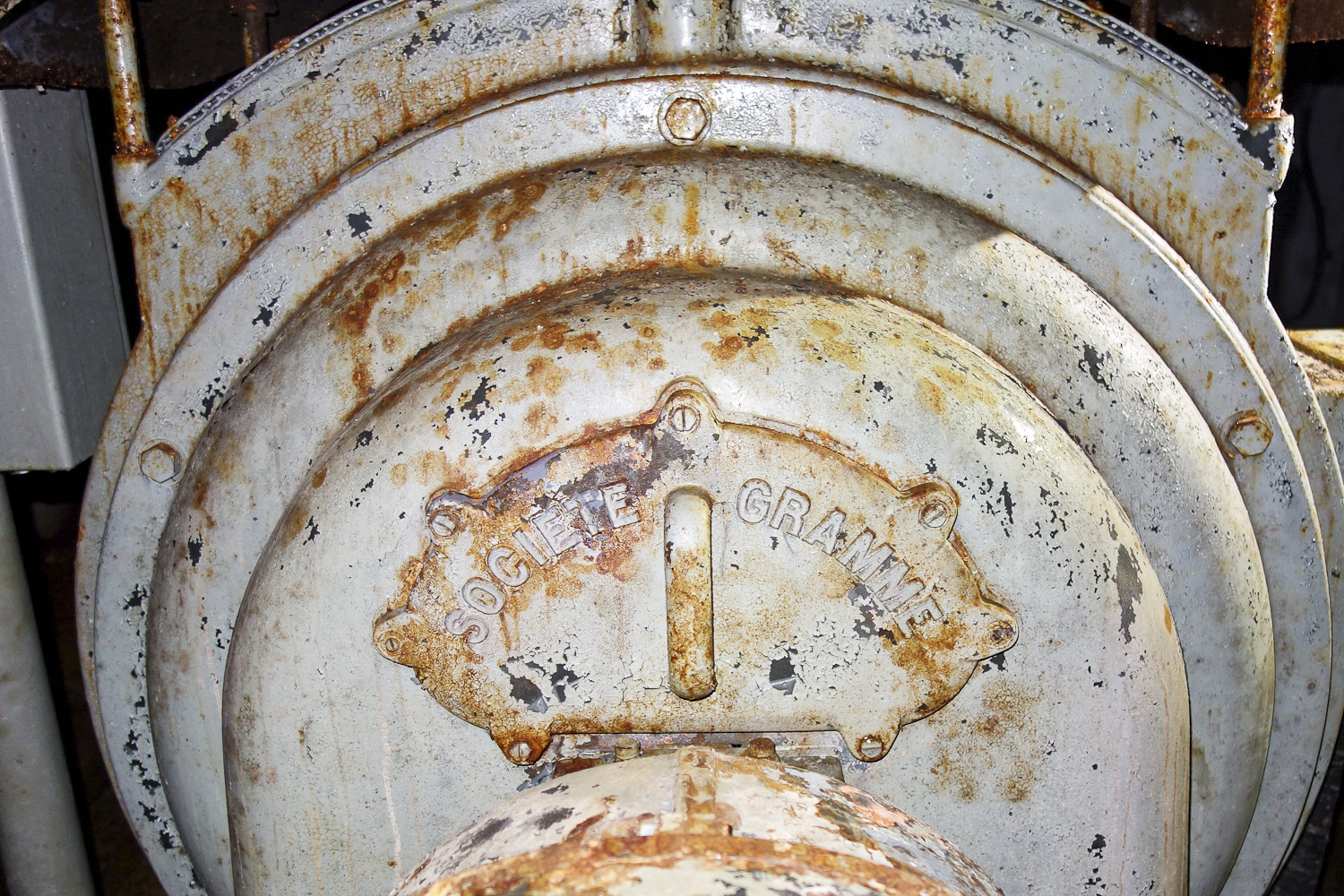 Ligne Maginot - Alternateur Gramme dans l'usine du Lavoir - L'usine électrique
Alternateur Gramme