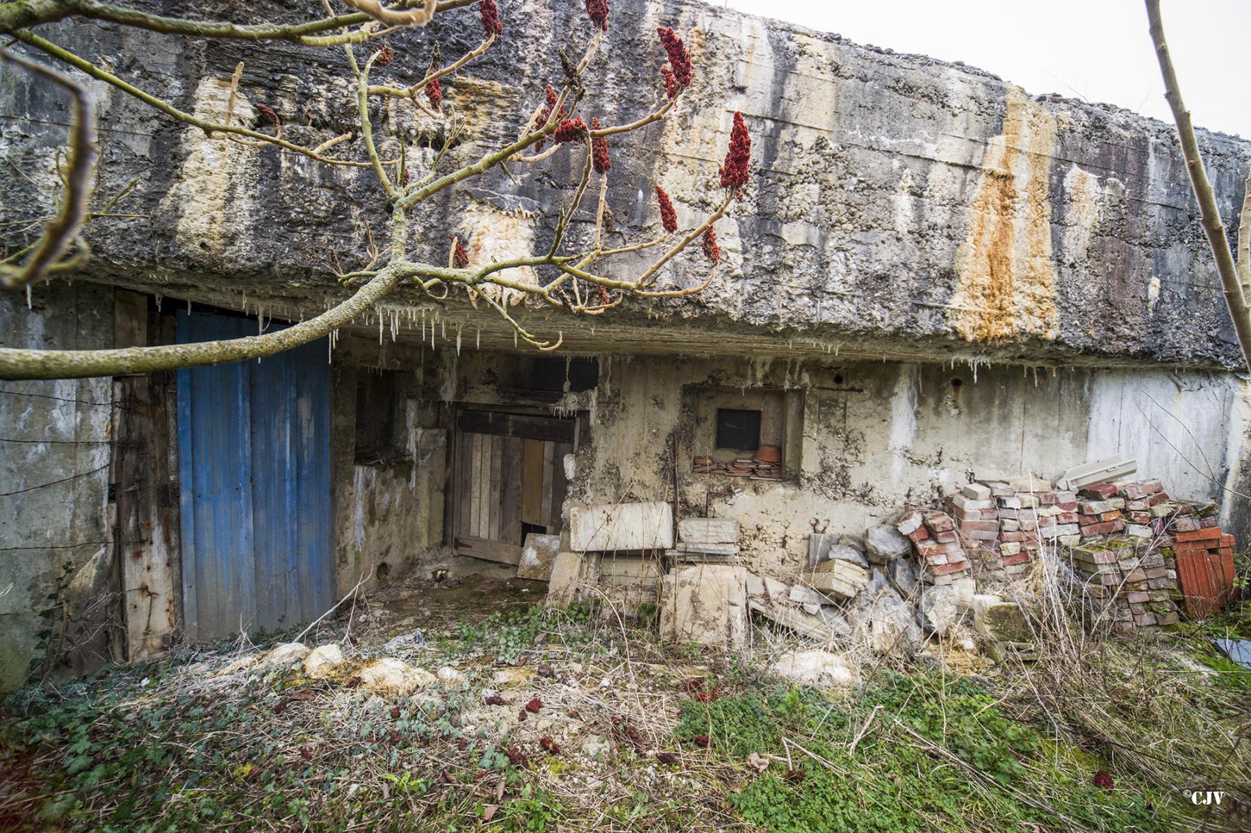 Ligne Maginot - CIMETIERE D'ELESMES - (Blockhaus lourd type STG / STG-FCR - Double) -  - Lia VERMEULEN
