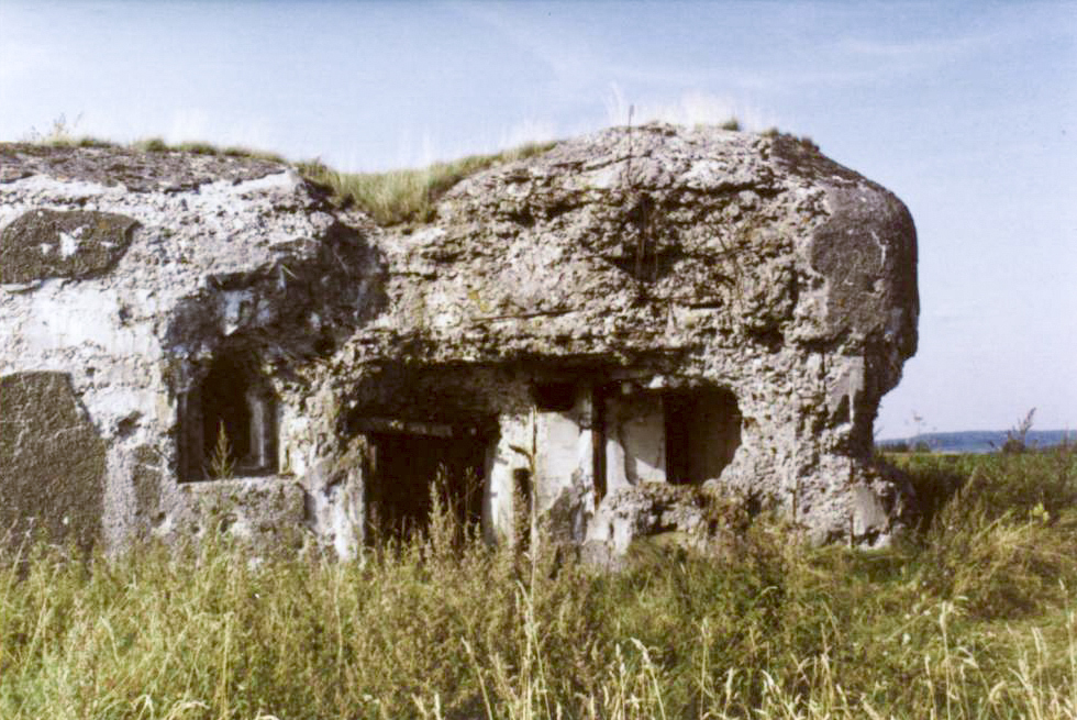 Ligne Maginot - B541 - PERCHE ROMPUE - (Blockhaus pour canon) - Détail des destructions. - legarsdunord