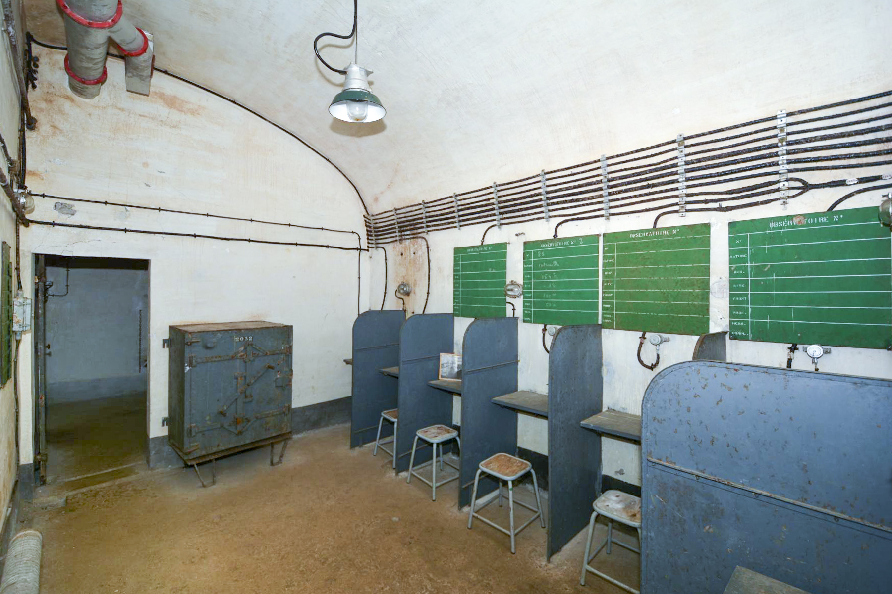 Ligne Maginot - ROCHE LA CROIX (RLC) - (Ouvrage d'artillerie) - Le PC de l'ouvrage
SRA (Service de Renseignement de l'Artillerie) - Pascal Lambert