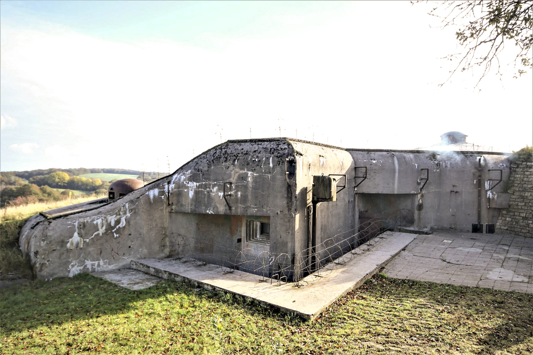 Ligne Maginot - EINSELING - A36 - (Ouvrage d'infanterie) - Vue sur l'entrée et la chambre de tir JM/47 - Michel & Philippe ZIMMER