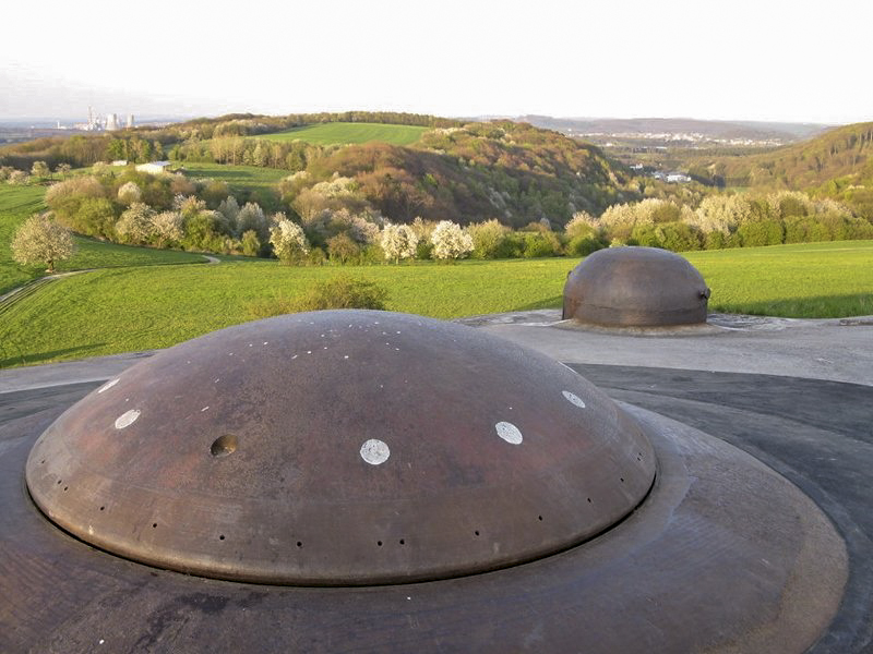 Ligne Maginot - EINSELING - A36 - (Ouvrage d'infanterie) - La tourelle de mitrailleuses éclipsée - ASPOLT