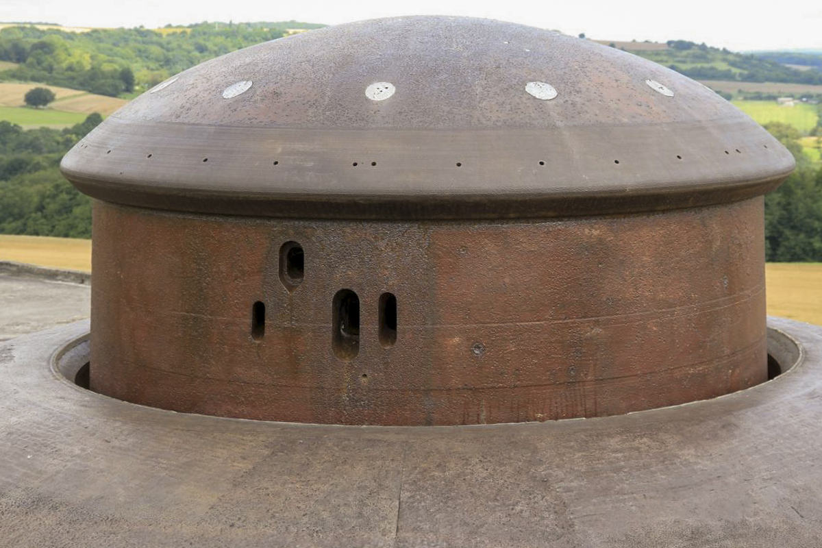 Ligne Maginot - EINSELING - A36 - (Ouvrage d'infanterie) - La tourelle de mitrailleuses en batterie - JOLAS, Jean-Michel