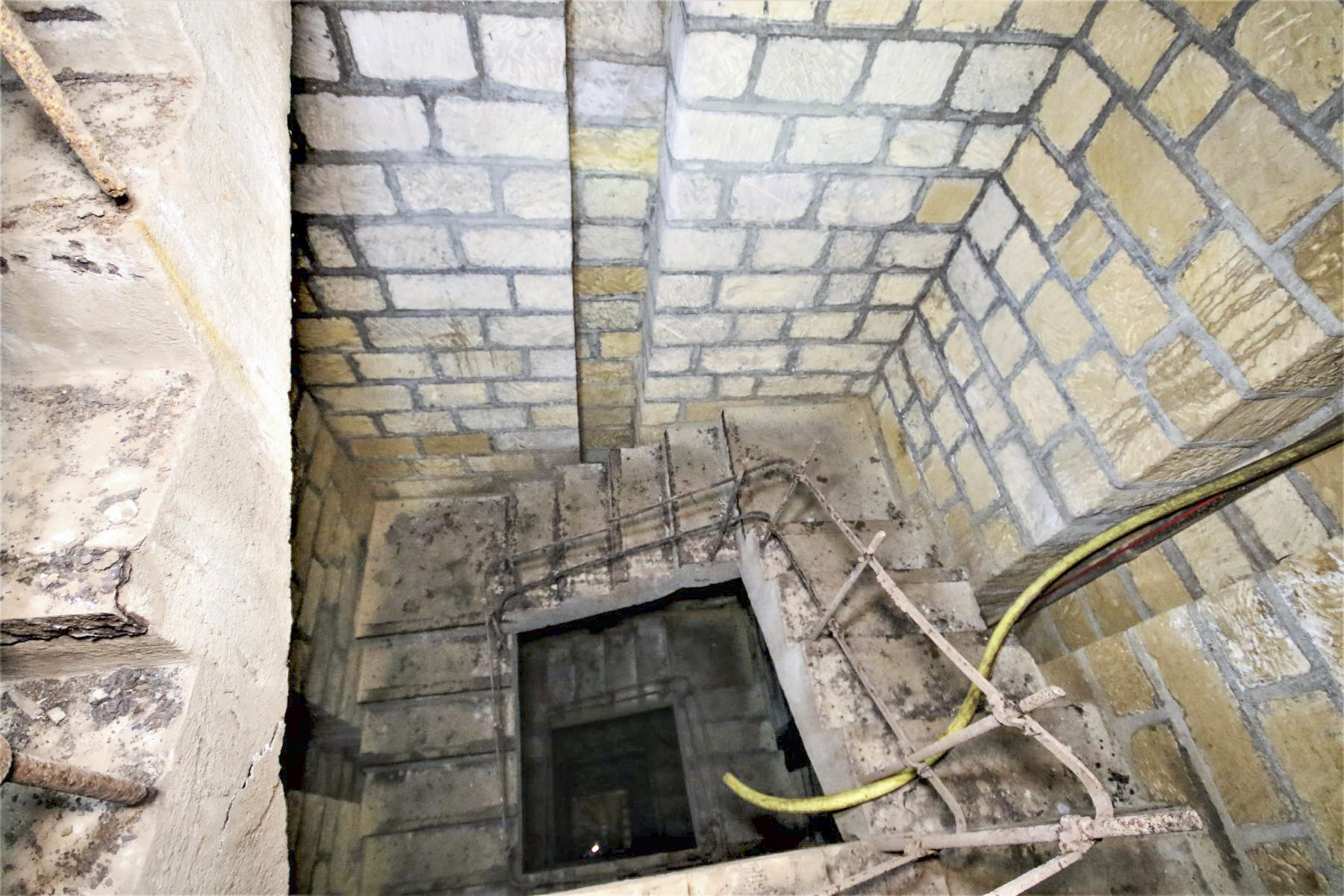 Ligne Maginot - EINSELING - A36 - (Ouvrage d'infanterie) - Le puits d'escalier vers les galeries non construites - Michel & Philippe ZIMMER