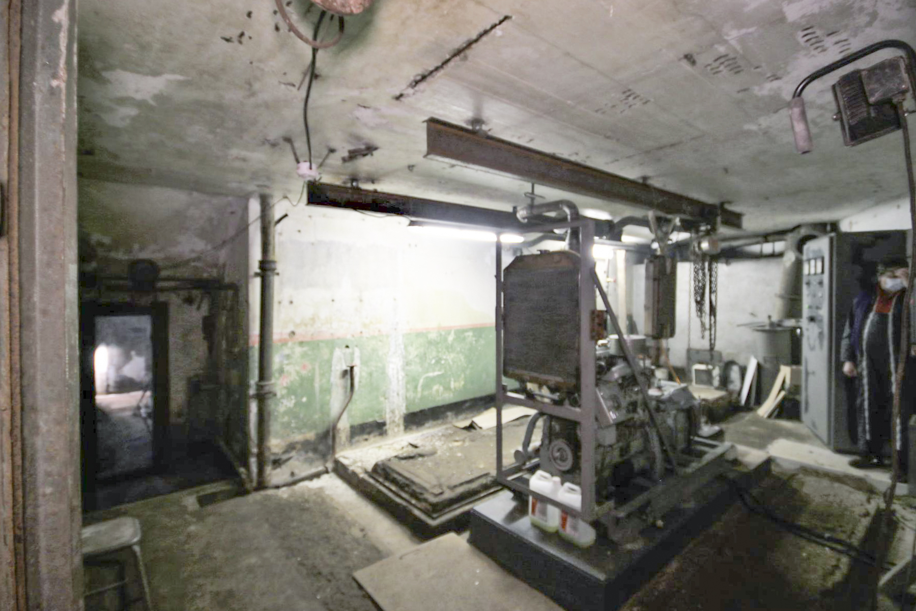 Ligne Maginot - EINSELING - A36 - (Ouvrage d'infanterie) - Etage inférieur
L'usine électrique - Michel & Philippe ZIMMER