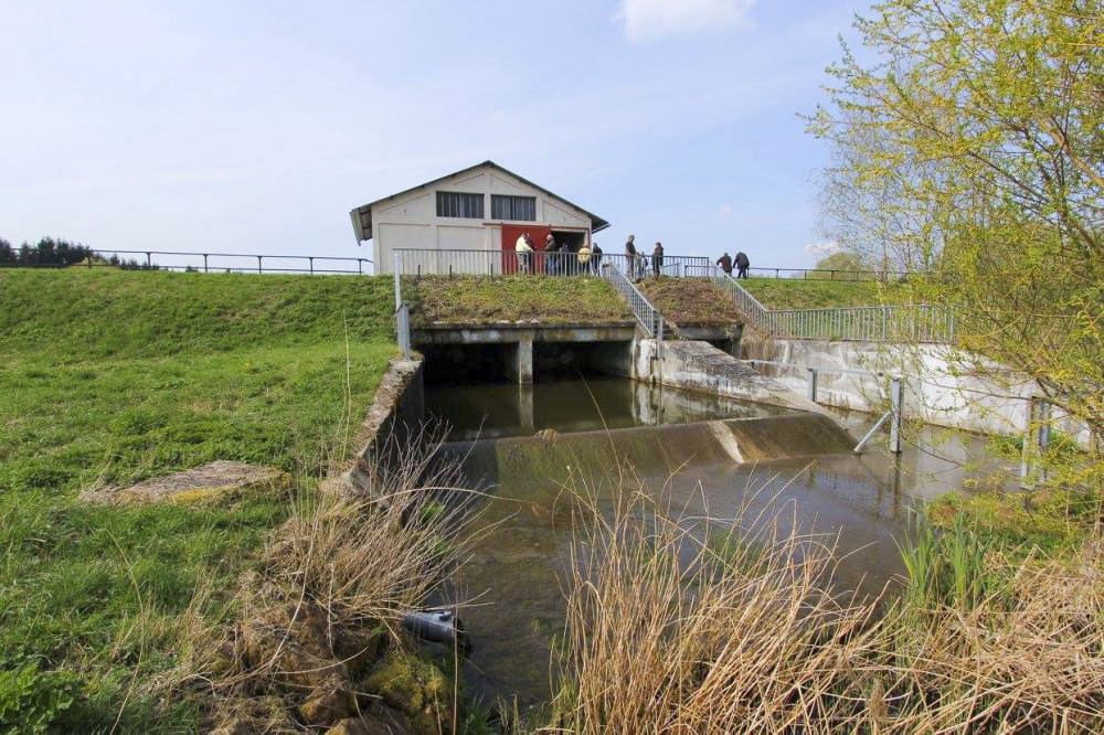 Ligne Maginot - RESERVOIR DE HOSTE-BAS - (Inondation défensive) - Bâtiment des siphons et déversoir - GRAMI
