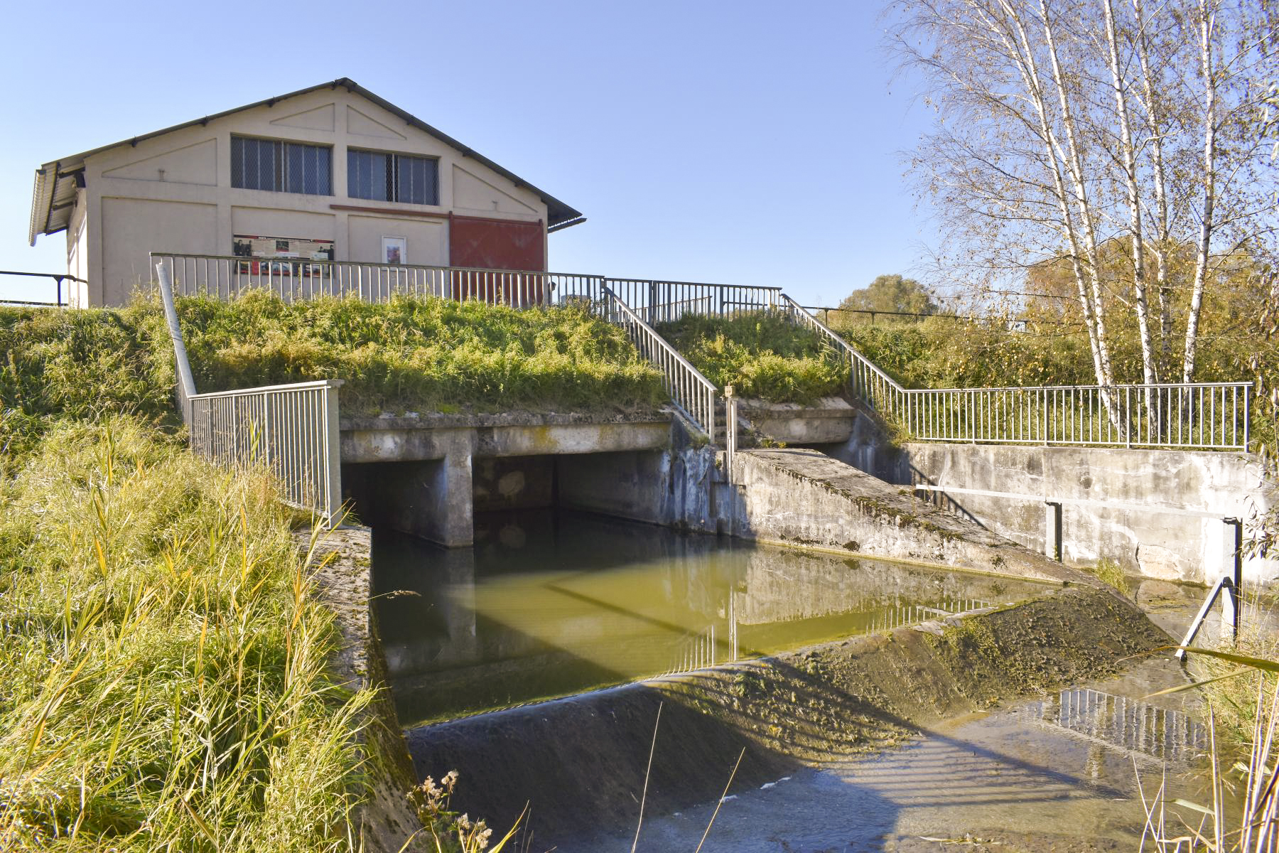 Ligne Maginot - RESERVOIR DE HOSTE-BAS - (Inondation défensive) - Déversoir - Daniel Froehly
