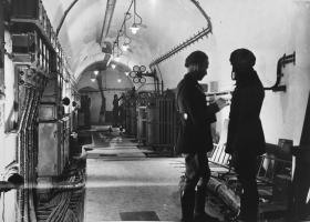 Ligne Maginot - HACKENBERG - A19 - (Ouvrage d'artillerie) - Usine électrique
Le tableau général basse tension et le poste de transformation MT dans le prolongement