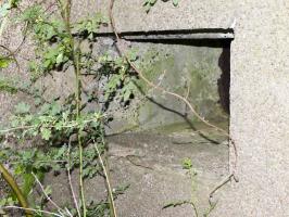 Ligne Maginot - A117 - PASSE D'ANOR - (Blockhaus pour canon) - Flanquement Sud - Embrasure Mi