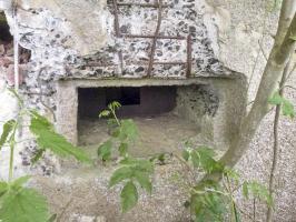 Ligne Maginot - A117 - PASSE D'ANOR - (Blockhaus pour canon) - Flanquement Ouest
Embrasure Mi