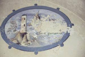 Ligne Maginot - COUME VILLAGE - A29 - (Ouvrage d'infanterie) - Peinture R. Humblot
Phare (détail)