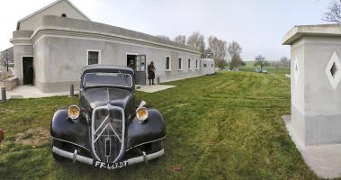 Ligne Maginot - ROUSSY LE VILLAGE (Poste avancé GRM) - (Poste GRM - Maison Forte) - Le poste GRM le jour de son inauguration