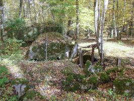 Ligne Maginot - CB447 - BOIS KARRE 2 - (Blockhaus pour arme infanterie) - Vue d'ensemble de l'arrière