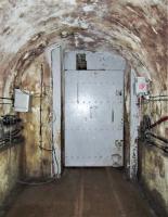 Ligne Maginot - MICHELSBERG - A22 - (Ouvrage d'artillerie) - La même porte blindée fermée, permettant d'isoler le casernement des blocs de combats