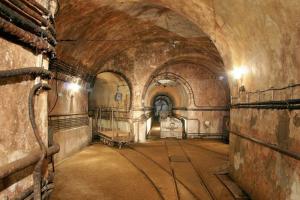 Ligne Maginot - MICHELSBERG - A22 - (Ouvrage d'artillerie) - Galerie principale au niveau de l'intersection vers les blocs 3 et 5