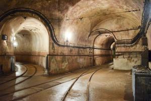 Ligne Maginot - MICHELSBERG - A22 - (Ouvrage d'artillerie) - Galerie principale au niveau de l'intersection vers le bloc 5