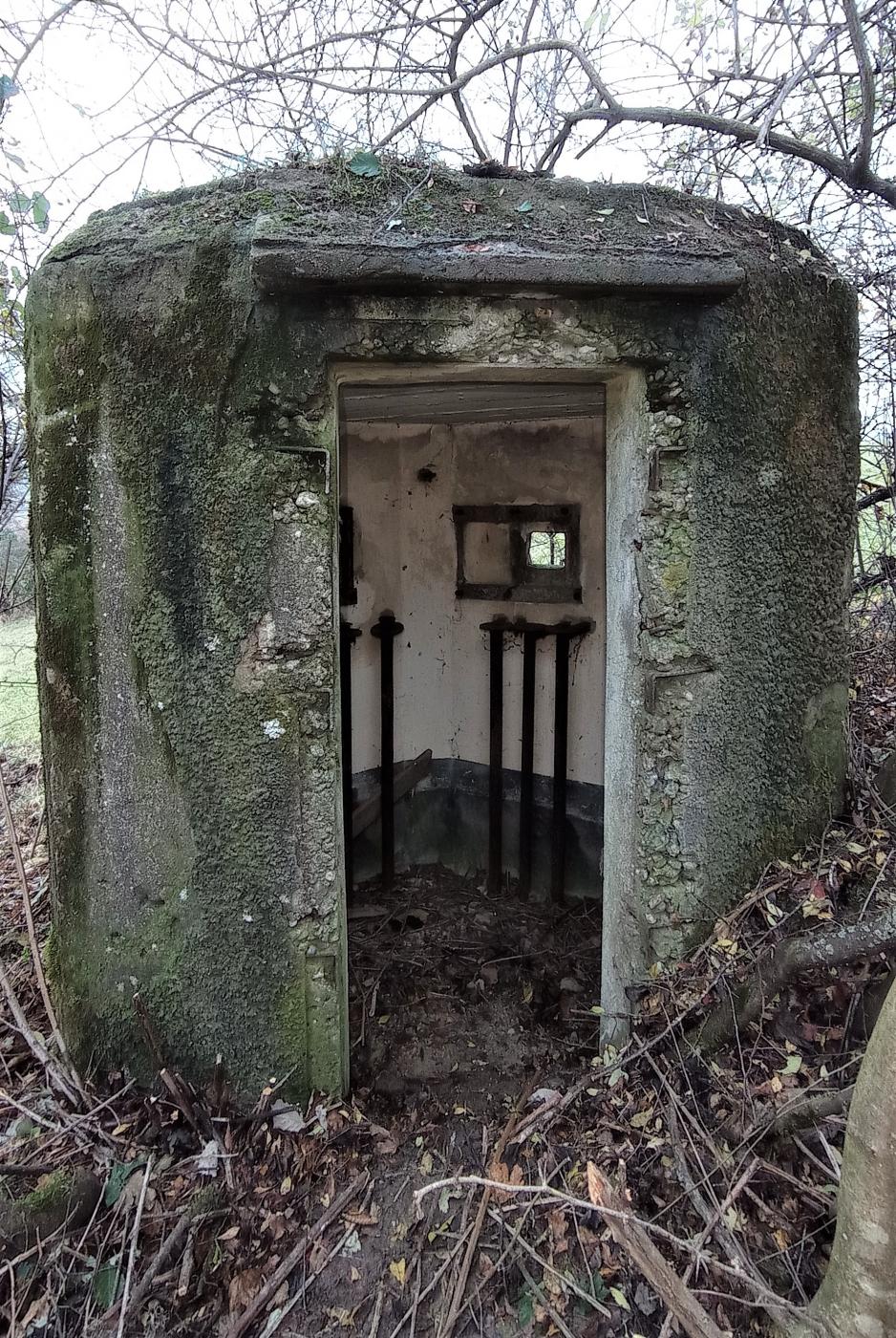 Ligne Maginot - FM65 - EICHHOLTZ 3 - (Blockhaus pour arme infanterie) - L'entrée dégagé  - Baptiste Gaudin