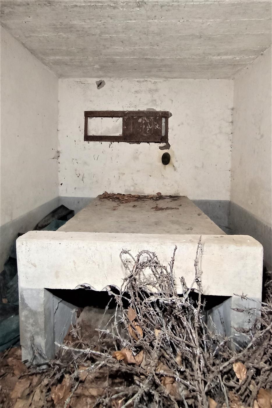 Ligne Maginot - M3 - HELIENBRUCK 3 - (Blockhaus pour arme infanterie) - Chambre et table de tir pour Hotchkiss - Baptiste Gaudin