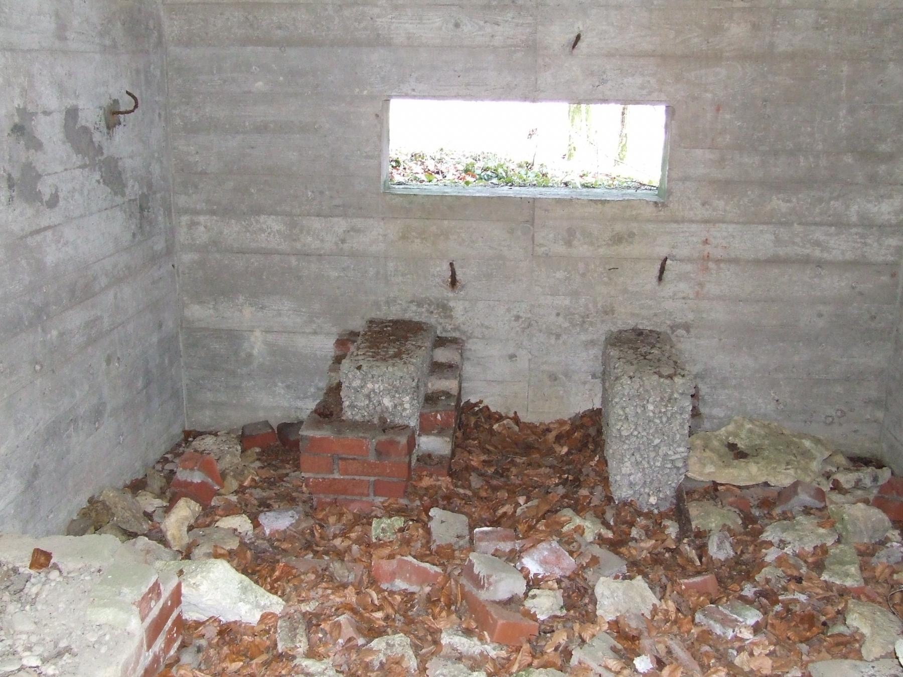 Ligne Maginot - AB5 - (Blockhaus pour canon) - La chambre de tir du canon de 25 AC. - STENGER Mathieu