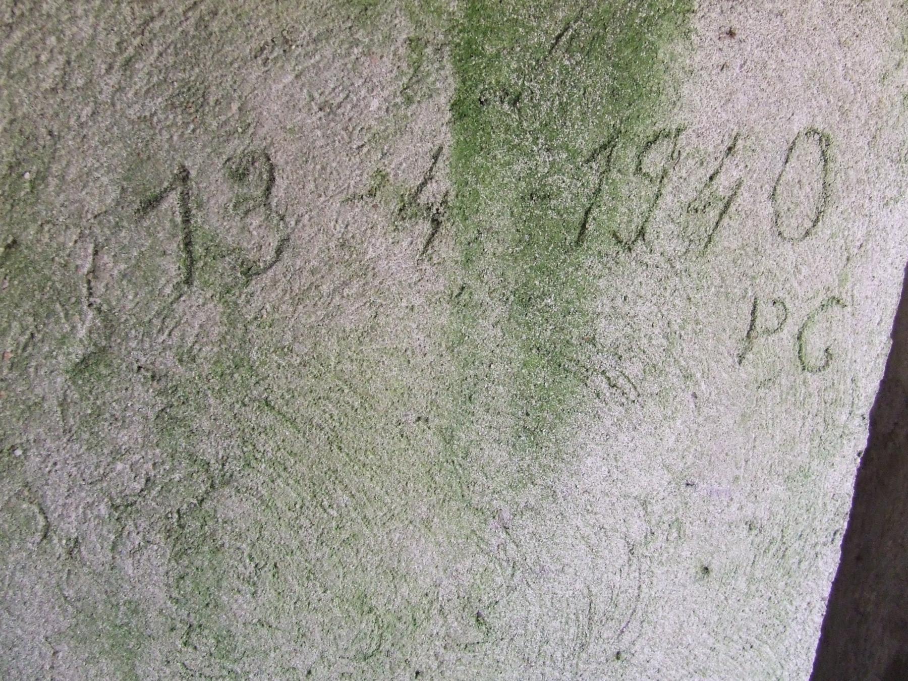 Ligne Maginot - AB5 - (Blockhaus pour canon) - Un graffiti de 1940. - STENGER Mathieu