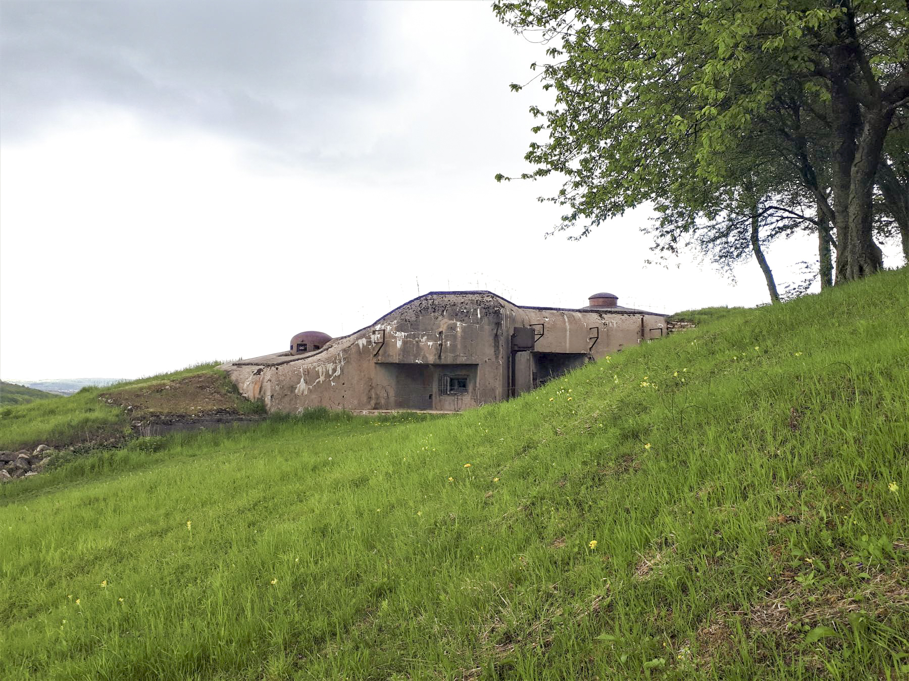 Ligne Maginot - EINSELING - A36 - (Ouvrage d'infanterie) - Vue sur la chambre de tir JM/47 et la cloche JM - Gregory Fuchs
