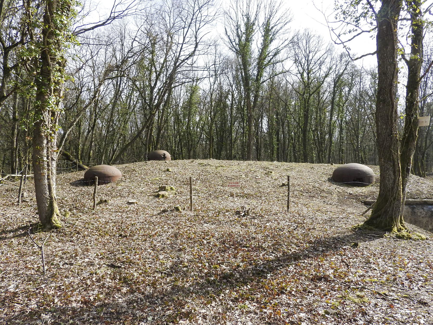 Ligne Maginot - TETING - A38 - (Ouvrage d'infanterie) - Bloc 1
Une vue d'ensemble des trois cloches du bloc - STENGER Mathieu