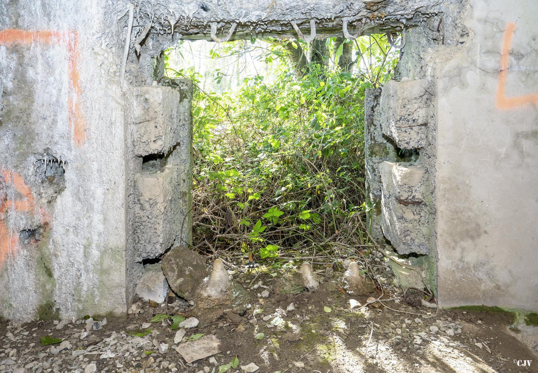 Ligne Maginot - A69 - PAVOT - (Blockhaus lourd type STG / STG-FCR - Double) - L'entrée du matériel - Lia VERMEULEN